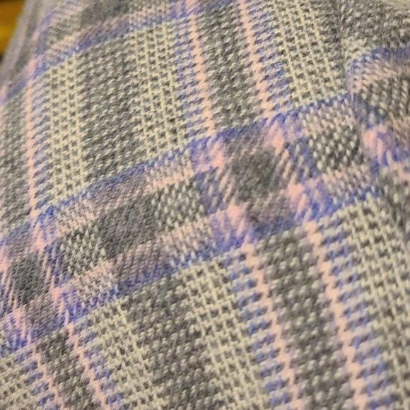 Vintage Pendleton Petite Purple Pink Gray Wool Size 10 Blazer - Picture 5 of 8